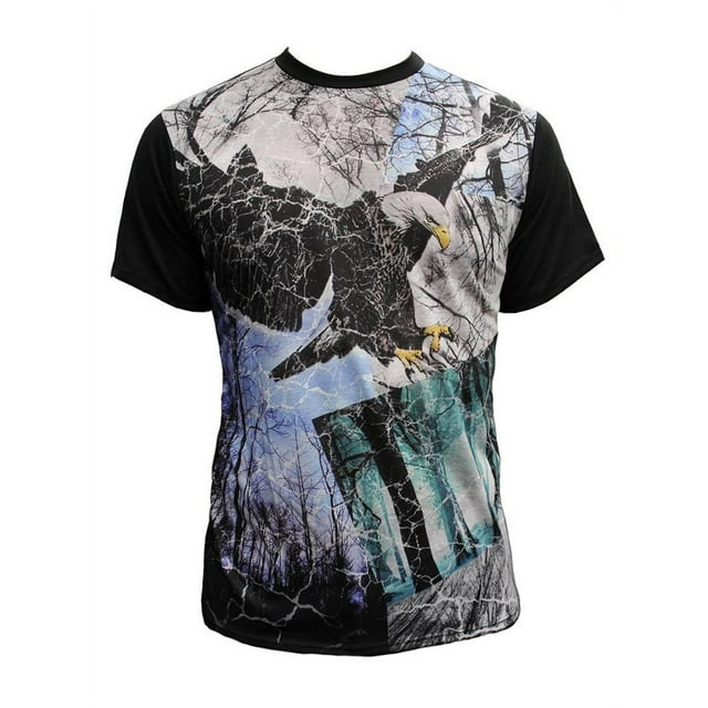 Mens Forest Eagle Sublimation T-Shirt - X-Large