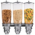 thumbnail image 1 of Cal Mil 3518-3-39 3 Cylinder Cereal Dispenser with Mount - Silver, 1 of 1