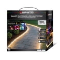 thumbnail image 2 of Monster Smart Outdoor 100 ft App and Voice Control Multicolor Flow LED Strip Lights, 2 of 10