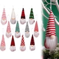 thumbnail image 5 of 3Pcs Christmas Gnomes Plush Santa Doll Knitted Fabric Xmas Tree Hanging Ornaments Gonk Dwarf Elf Decoration Gifts Christmas, 5 of 7