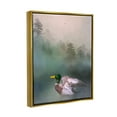 thumbnail image 3 of Stupell Mallard Duck Swimming Woodland Lake Animals & Insects Photography Gold Floater Framed Art Print Wall Art, 3 of 6