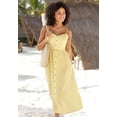 thumbnail image 2 of LASCANA Women's Button Up Panel Dress Strap, 2 of 5