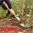 thumbnail image 3 of Weeder with Wooden Handle Sonwaha 2 PCS Manual Weeder Stainless Steel Gardening Manual Weed Puller Digging Weeding Weeding Velvet Root Weed Shovel, 3 of 5