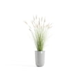 thumbnail image 4 of Ecopots Oslo High Durable Modern Round Indoor/Outdoor Recycled Based Composite Flower Pot Planter, White Grey, 20.5", 4 of 4