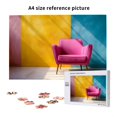 thumbnail image 6 of Sikiie Bright Pink Chair Puzzle, Jigsaw Puzzles, Jigsaw Puzzles 1000 Pieces, Custom Jigsaw Puzzle for Adults (29.5×19.7in, Horizontal), 6 of 9