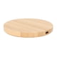 thumbnail image 4 of BRILLAR Cargador inalámbrico de madera de bambú DC5 7,5 10W salida 9V 1.67A 2A entrada 8mm transmisión estación de carga rápida para oficina en casa, 4 of 10