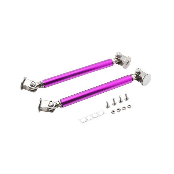 Barra De Soporte De Barra Duradera Profesional De 10 Cm/3,93 Pulgadas Barra De Soporte De Acero Inoxidable De Alta Accesorios De Estilo De Coche 2 Piezas Eigraketly VI008855-06