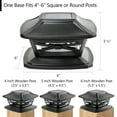 thumbnail image 4 of Davinci Light FlexFit Solar Post Cap Lights - Bright LEDs, Cordless, 4 x 4 5 x 5 6 x 6 Deck or Fence Posts, 4 of 6