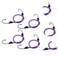 thumbnail image 6 of Ysyqkn 4 Pieces Mini Bungee Cord with Hooks Outdoor Bungee Strap for Tarps Trucks Boats Purple 5cm, 6 of 9