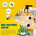 thumbnail image 6 of Simple Pleasures Beehive Soap Dispenser – Cute Hand and Dish Soap Dispenser for Kitchen and Bathroom Décor – Cool Liquid Soap Dispenser for Handwashing and Cleaning, 6 of 9