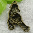 thumbnail image 2 of K-KED 60 pcs bronze plated tiger charms pendant 50x30mm B1804, 2 of 2