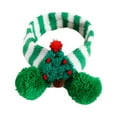 thumbnail image 5 of oshhnii Scarf, Winter Neck Warmer, Knitted Pet Scarf for Family Gatherings green xmas tree, 5 of 9