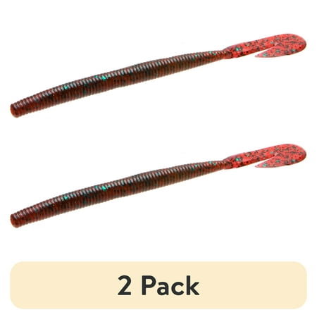 (2 pack) Zoom U-V Speed Worm 6 Red Bug 15pk