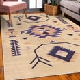 thumbnail image 3 of Southwestern Decorative Rug, Ethnic Illustration of a Zigzags Design Triangular Iconic Art Motifs, Quality Carpet for Bedroom Dorm and Living Room, 6 Sizes, Beige Almond, by Ambesonne, 3 of 4