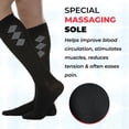 thumbnail image 5 of MAXAR Men’s Fashion Cotton Compression Support Socks, X-Large, 5 of 7
