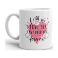 thumbnail image 2 of If I Tell You I Love You Can I Keep You Forever Valentine's Day Cute Coffee Tea Ceramic Mug Office Work Cup Gift 11 oz, 2 of 3