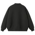 thumbnail image 3 of Maoxin Men's Coats Men's Solid Color Button Pocket Long Sleeved Hooded Casual Jacket Black XL, 3 of 5