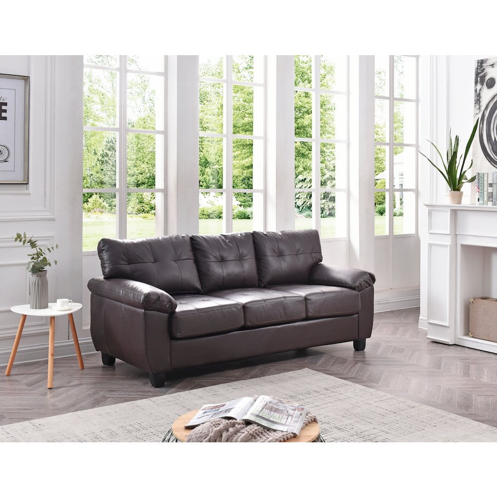 Glory Furniture Gallant Sofa in Cappuccino Color