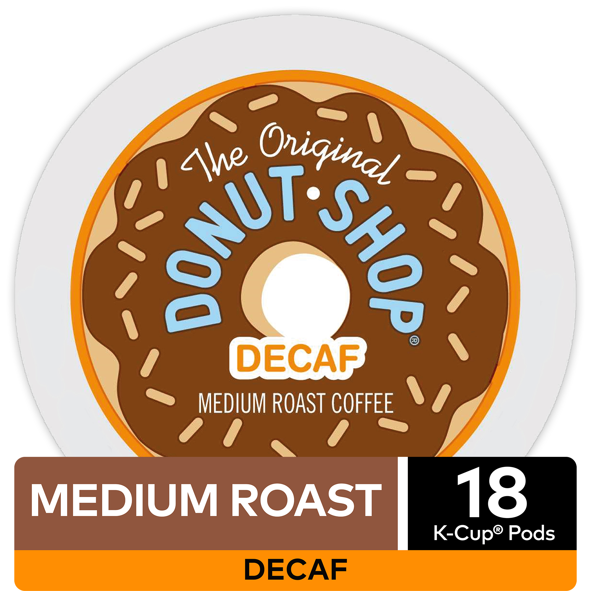The Original Donut Shop Decaf K-Cup Coffee Pods, Medium Roast, 18 Count for Keurig Brewers - image 2 of 11