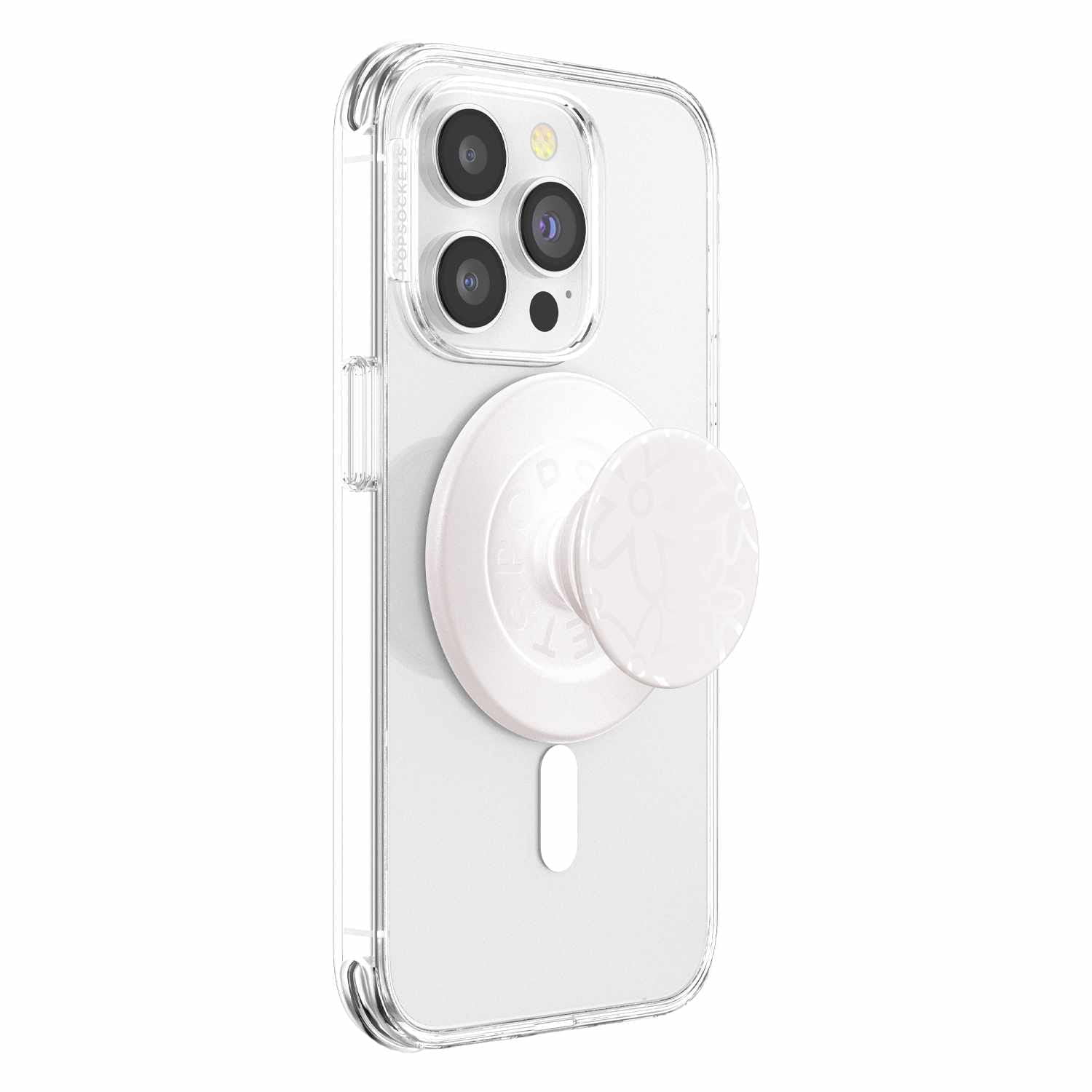 PopSockets PopGrip pour MagSafe Rond avec Anneau Adaptateur Horchata