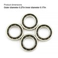 thumbnail image 1 of Ruiboury 4 Pieces Metal Upgrade Bearing Remote Control Car Model Crawler Vehicle Modification Spare Parts Repairing Accessories, 1 of 6