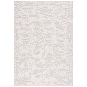 SAFAVIEH Global Herleva Abstract Indoor/Outdoor Area Rug, Beige/Light Beige, 8' x 10'