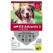 K9 Advantix II Flea and Tick Treatment for Large Dogs, 6-Pack