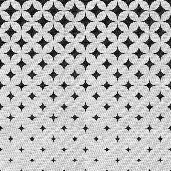 Ahgly Company Indoor Square Patterned Battleship Gray Area Rugs, 8' Square