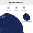 thumbnail image 5 of Xecao Christmas Blue Print Knit Hat,Winter Beanie for Men Women, Beanie Soft Warm Ski Stocking Cuffed Cap, 5 of 7