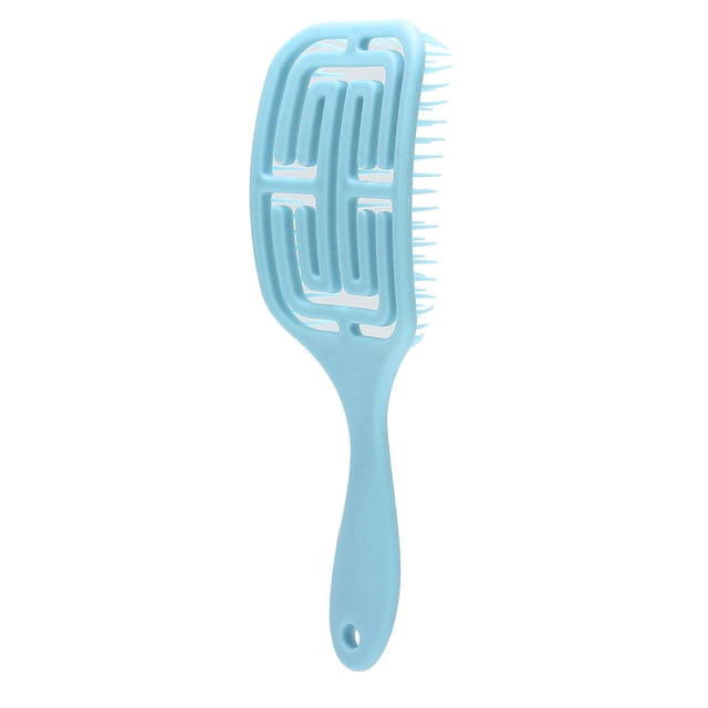 Cepillo para desenredar el Cabello, Peine de Masaje para Cabello Rizado y Corto, Fácil de Sostener y Almacenar, Desenredante Liviano para Hogar y Los Vieges