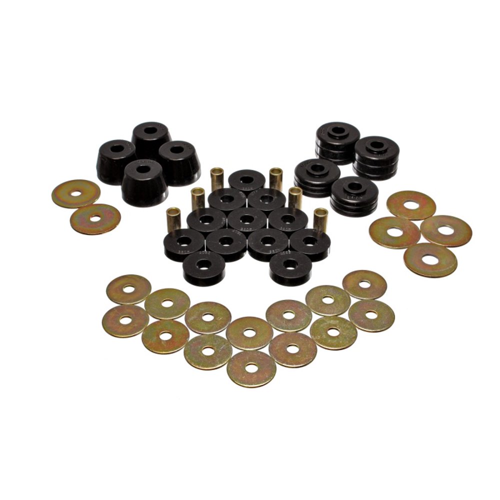 Energy Suspension Body Mount Bushing Sets Black