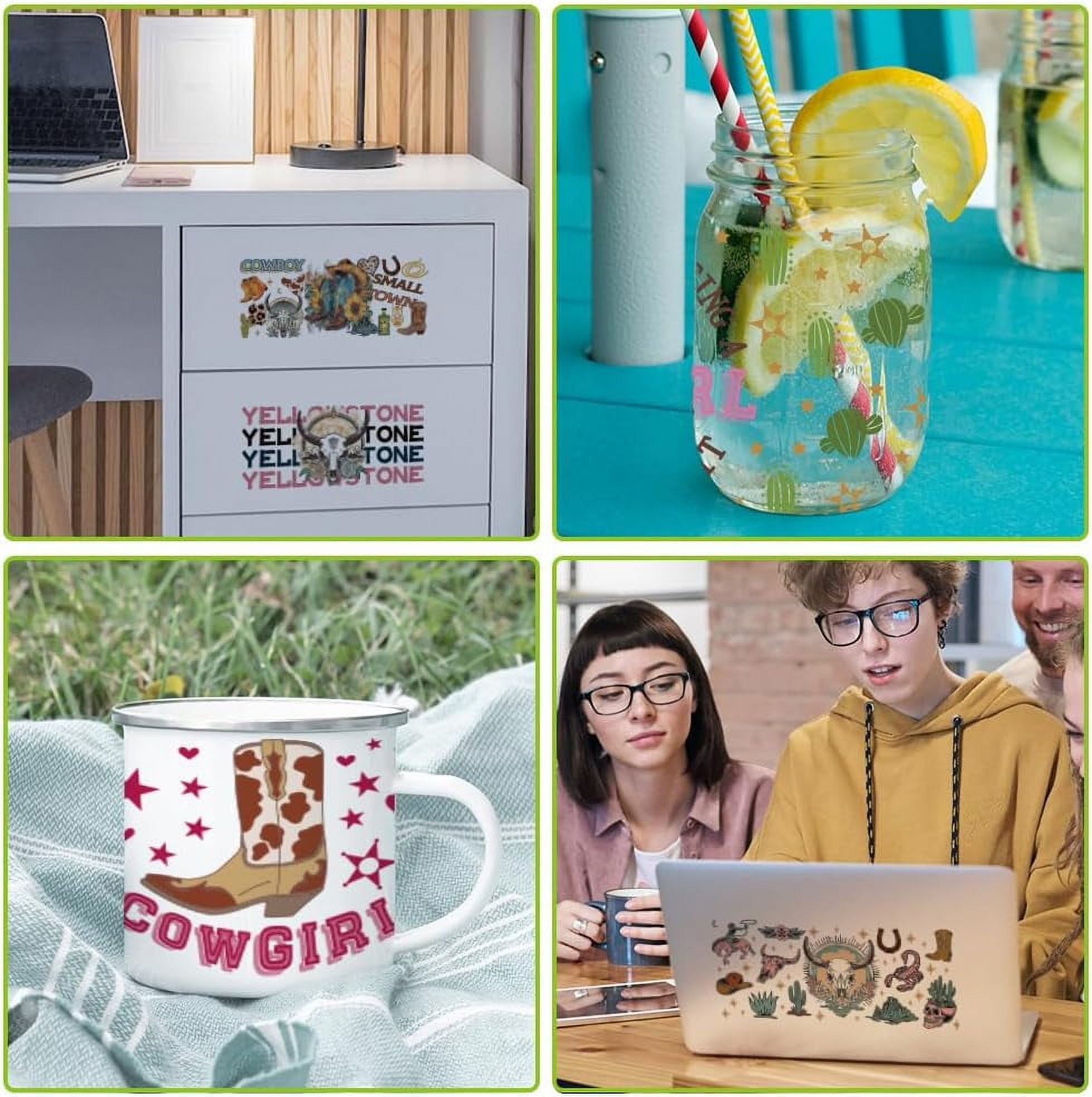 10 Sheets UV DTF Animal Transfer Stickers - 9.45x4.33 Inch Cup Wraps For Tumblers, Crafts, Furniture 7 thumbnail image