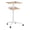 Beige, variant on Pemberly Row Pneumatic Height-Adjustable Stand-Up Mobile Workstation
