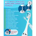 thumbnail image 3 of Replacement Toothbrush Heads for Philips Sonicareï¼š10 Pack Soft Replacement Electric Brush Head Compatible with Phillips Sonicare DiamondClean ProtectiveClean EasyClean FlexCare HealthyWhite Contr, 3 of 3