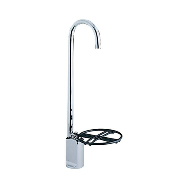 Elkay Lk1114 Single Water Gooseneck Glass Filler Stainless Steel