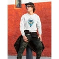 thumbnail image 2 of Cali Waves  Sweatshirt Men -Image by Shutterstock, Male Small, 2 of 4