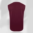 thumbnail image 5 of Wyobmus Mens Workout Tank Tops Lightweight Sleeveless Basketball Shirt Moisture Wicking Running Fitness Sports Round Neck Tanks S-3X Burgundy, 5 of 6