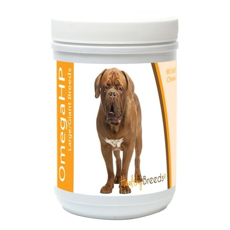 UPC: 0840235106241 | Healthy Breeds Dogue de Bordeaux Omega HP Fatty Acid Skin and Coat Support Soft Chews