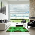 thumbnail image 7 of Ahgly Company Machine Washable Indoor Rectangle Transitional Neon Green Area Rugs, 3' x 5', 7 of 7