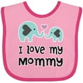 thumbnail image 3 of Inktastic I Love My Mommy Boys or Girls Baby Bib, 3 of 4