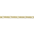 thumbnail image 3 of Collier Chaîne Figaro en Or Jaune 10k 3.5mm Pendentif Charme, 3 of 9