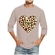 thumbnail image 1 of Blusas y camisas de manga larga con cuello redondo para hombre, blusa informal con cuello redondo y manga corta, blusa estampada de poliéster para hombre., 1 of 3