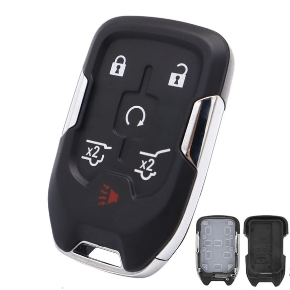 DON'T TOUCH MY KEY 6 Button Remote Smart Key Fob Case for Chevrolet Suburban Tahoe GMC Yukon