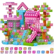150PCS Princess Magnetic Building Blocks, Sensory Construction Toys for Girls Ages 3-10, Adorable Gift for Toddlers & Kids