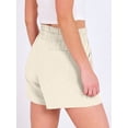 thumbnail image 3 of ANRABESS High Waisted Shorts for Women Summer Drawstring Lounge Shorts with Pockets Casual Loose Beach Vacation Shorts, 3 of 8