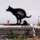 thumbnail image 4 of Letrero de hierro fundido para jardín, decoración del hogar, decoración de pared, "No excrementos de perro", césped decorativo, 11.8 x 15 pulgadas, letrero de hierro fundido, "No excrementos de perro", 4 of 6