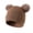 Khaki2, variant on Aihuaihua Kids Winter Knit Beanie Hat Double Pom Pom for Boys Girls 2 to 8 Years