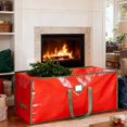 thumbnail image 4 of QQS 7.5 Ft Christmas Tree Storage Bag, Large Heavy Duty Artificial Tree Bag with Reinforced Handles and Dual Zippers, Waterproof Durable Storage Container for Xmas Trees (Red), 4 of 8