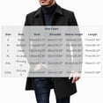 thumbnail image 4 of LONKITO Mens Peacoat Long Jackets Relaxed Fit Outerwear Coats with Pockets for Fall Winter Clothes, 4 of 7