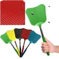 thumbnail image 4 of 2 Pcs Tapettes à Mouches Télescopiques Rétractables Manuelles en Plastique Tapette à Mouches Extensible avec Long Poteau Outil Tueur d'Insectes Manuel 2 Pcs Noir, 4 of 6